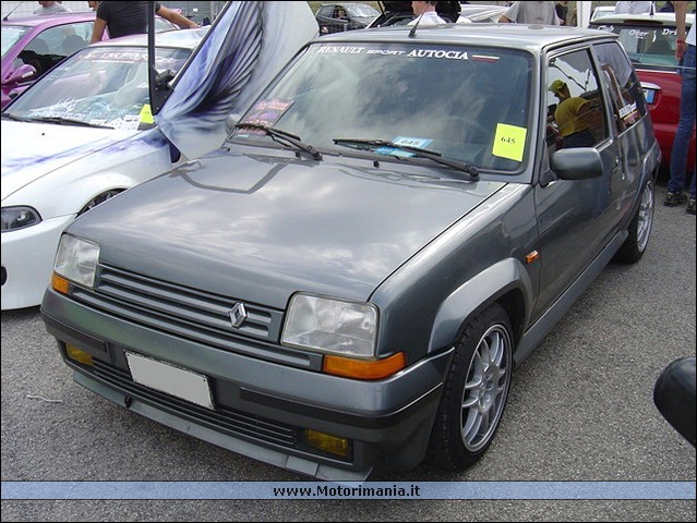 Renault 5 Gt Turbo. Turbocharged 1400ccm, 115 HP,